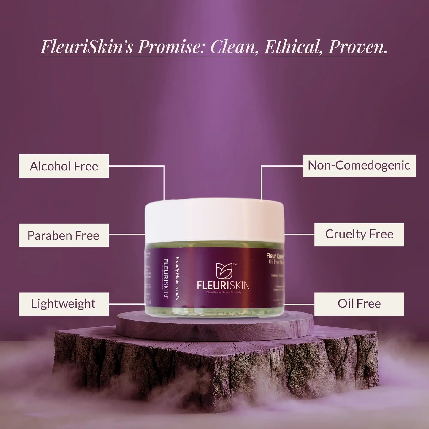 Fleuri Calm Hydrate Oil Free Moisturizer