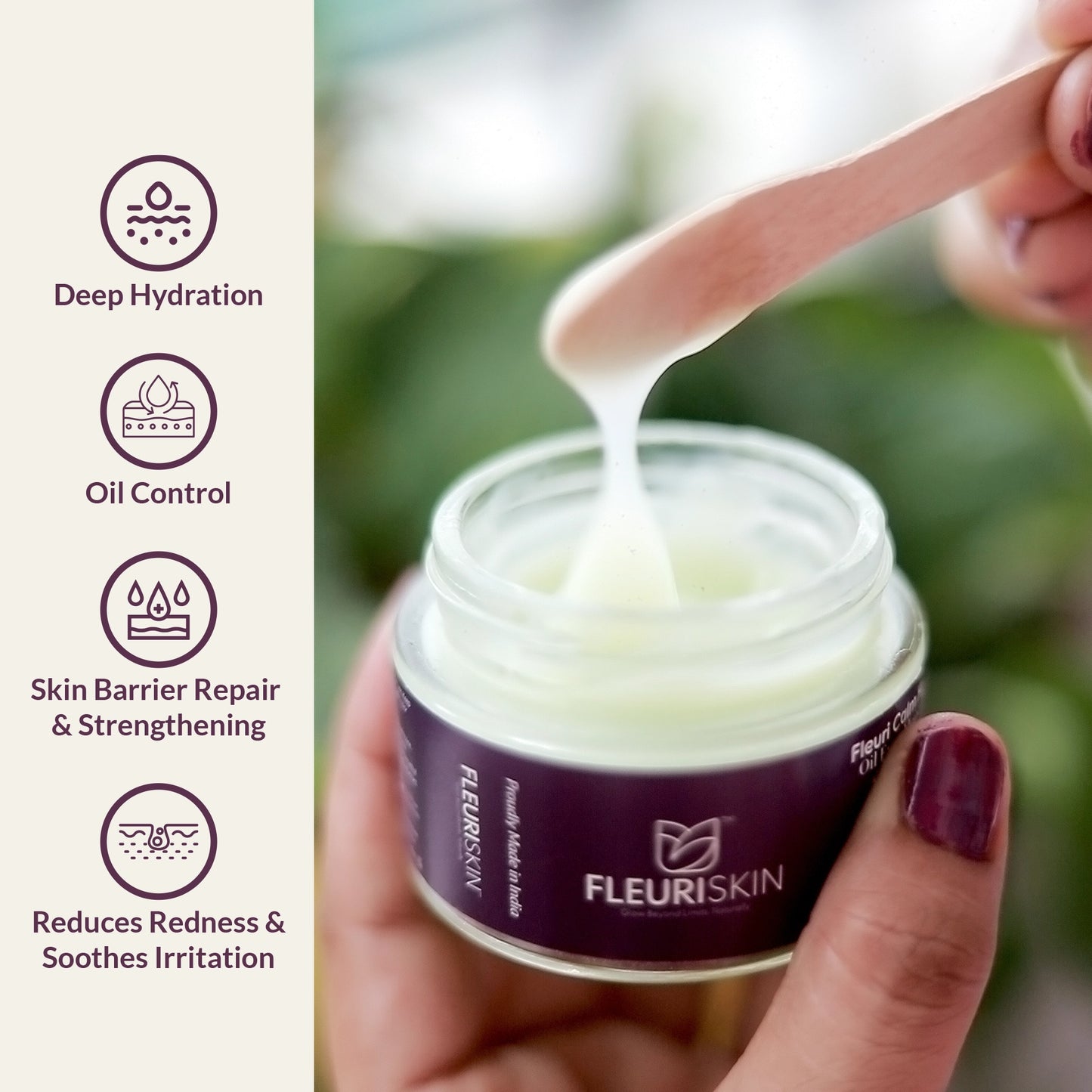 Fleuri Calm Hydrate Oil Free Moisturizer