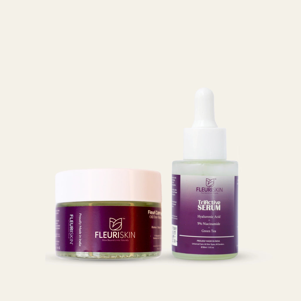 FleuriSkin Radiance Pair – Serum & Moisturizer Combo