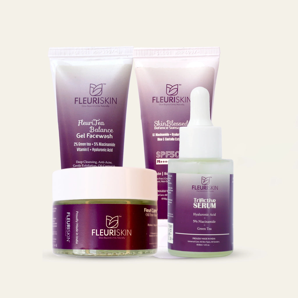 FleuriSkin Ultimate Glow Bundle – All-in-One Skincare Set