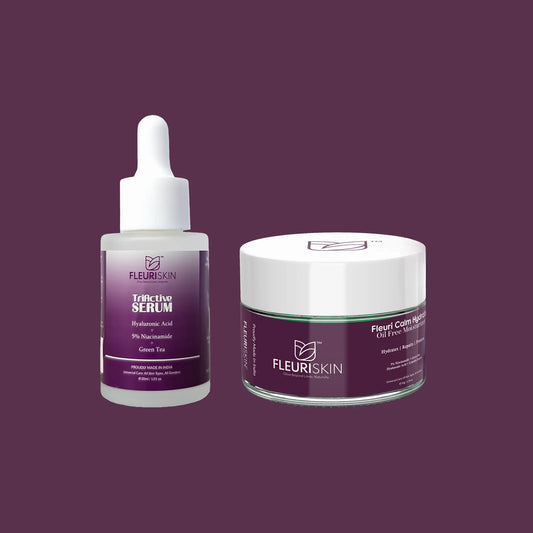 FleuriSkin Radiance Pair – Serum & Moisturizer Combo